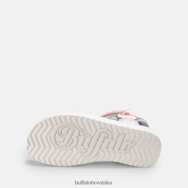 bijelo/multi Buffalo veganske sandale s platformom sage track |sandale TDD6T852